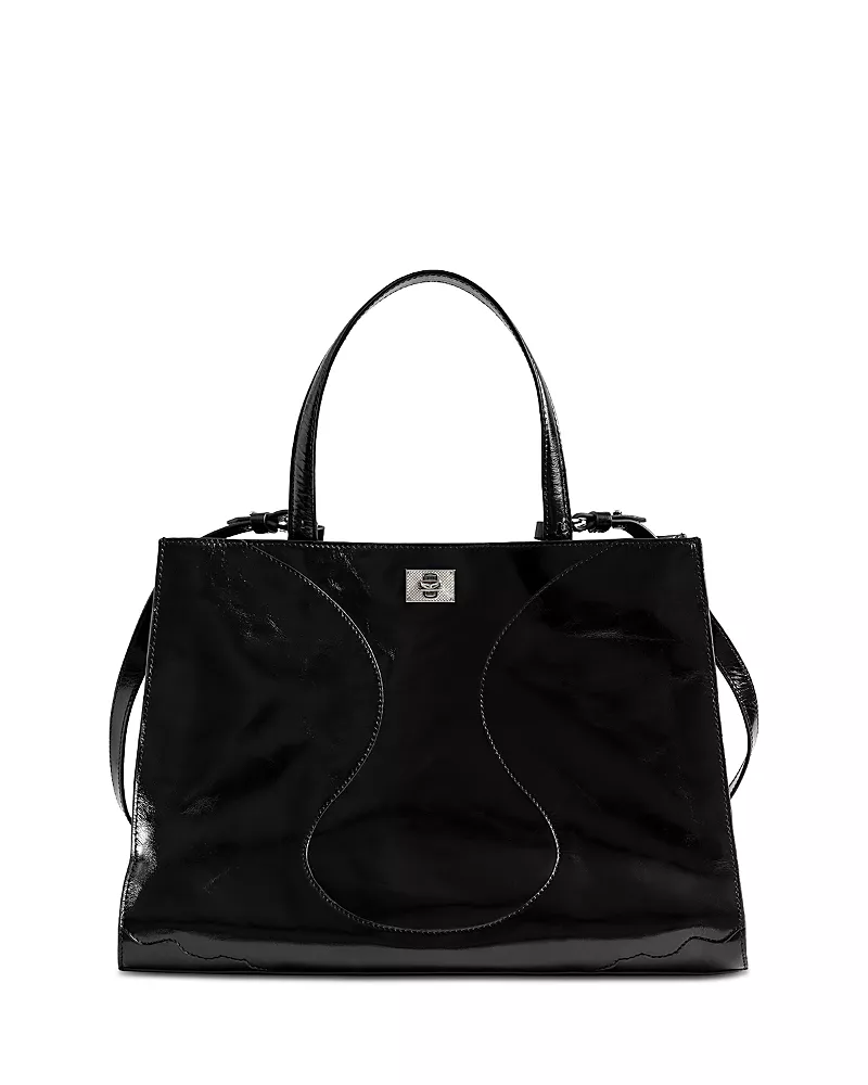 Zadig & Voltaire Jack Vintage Patent Leather Tote