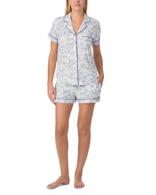 Jersey Short Sleeve Boxer Pajama Set