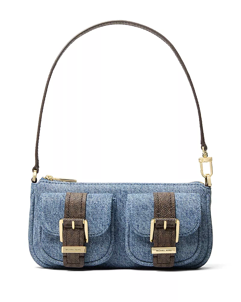 Michael Kors Zoe Small Cotton Pouchette