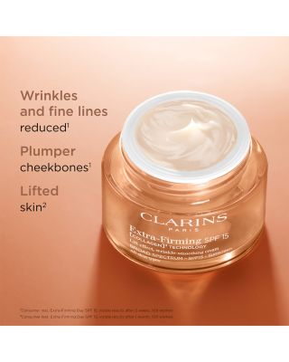 Extra Firming Day Cream SPF 15 Refillable Moisturizer with Collagen Polypeptide & Niacinamide for All Skin Types 1.7 oz.