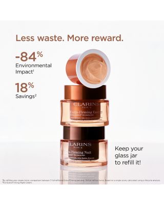 Extra Firming Night Cream Refillable Moisturizer with Collagen Polypeptide & Niacinamide for All Skin Types 1.7 oz.