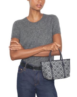 Perry Mini Double T Monogram Tote Bag