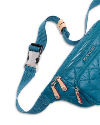 Metro Small Quilted Leather Sling Belt Bag 