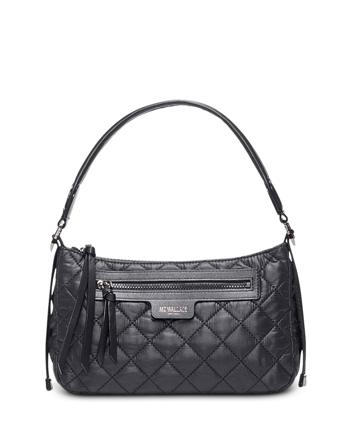 Vivian Quilted Chain Shoulder Bag - Brown