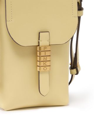 Saddle Leather Phone Crossbody