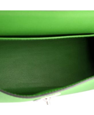 Kelly 20 Handbag Tricolor Epsom with Palladium Hardware