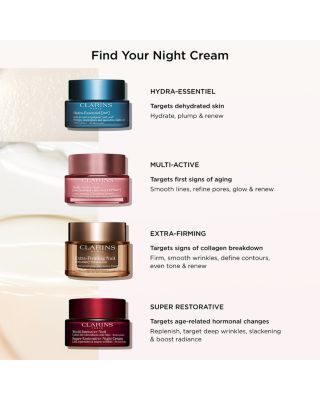 Extra Firming Night Cream Refillable Moisturizer with Collagen Polypeptide & Niacinamide for Dry Skin 1.7 oz.