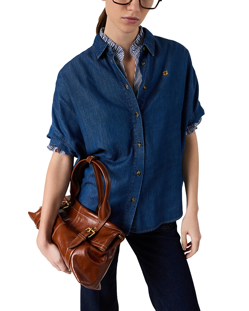 Gerard Darel Cess Button Front Shirt