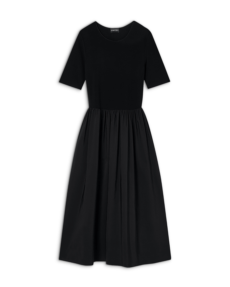 Emporio Armani Mixed Media Dress