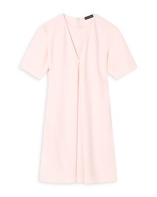 Inverted Pleat Shift Dress