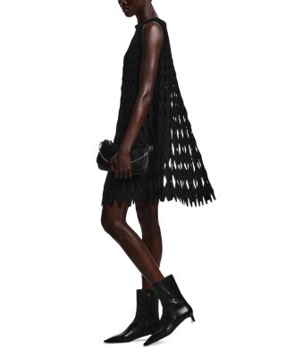 Perforated Shift Dress