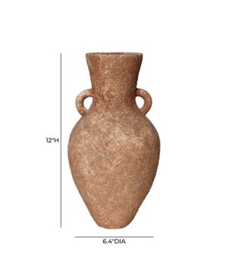 Earthenware Roman Vase with Handles