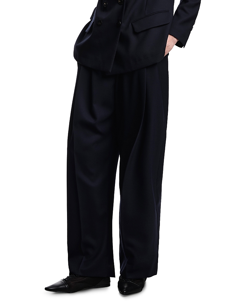 Emporio Armani Wool Pleated Pants