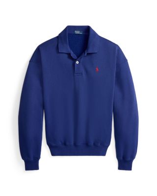 Polo Collar Fleece Pullover