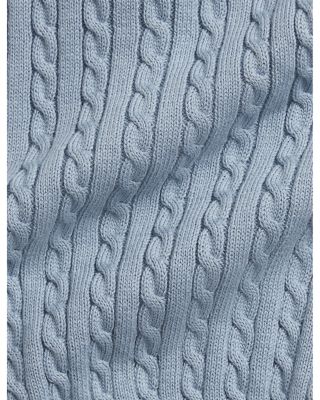 Girls' Mini Cable Cotton Polo Sweater & Shorts - Baby