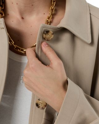 Parisa Button Front Coat