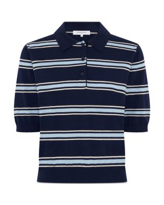 Leila Stripe Polo Top