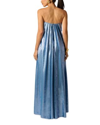 Foiled Chiffon Gown