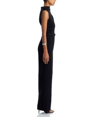 Cowl Neck Crepe Jumpsuit - Exclusive