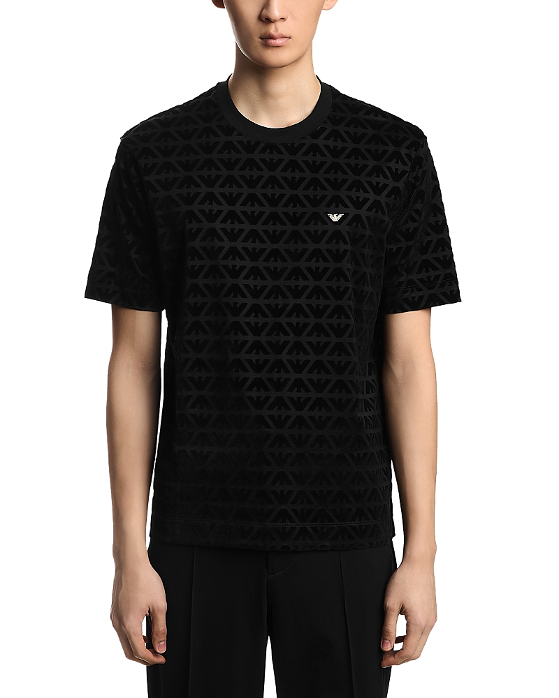 Emporio Armani Tonal Print Tee