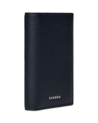 Grained Leather Foldable Card Holder