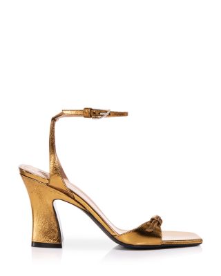 Women's Leather Ankle Strap Sandals