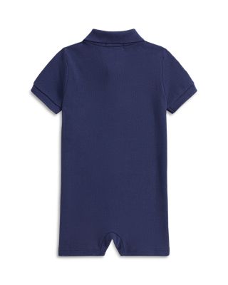 Boys' Big Pony Cotton Mesh Polo Shortall - Baby