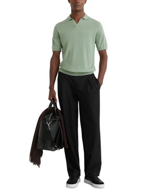 Open Collar Polo Shirt