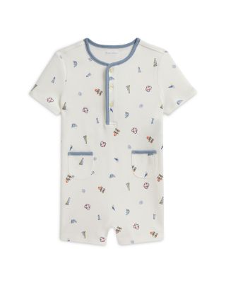 Boys' Polo Bear Cotton Henley Shortall - Baby