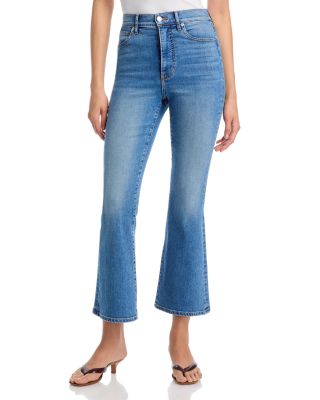 Carson High Rise Ankle Flare Jeans in French Kiss