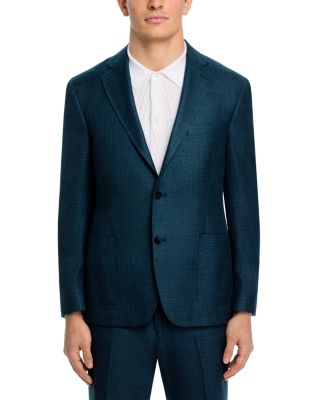 Wool, Silk & Linen M&eacute;lange Suit Jacket