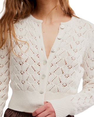 Pretty In Pointelle Cardigan