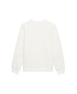  Women's Lace Detail Sweatshirt