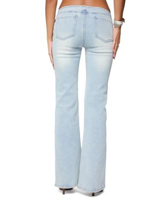  Kenza Belted Low Rise Flared Jeans