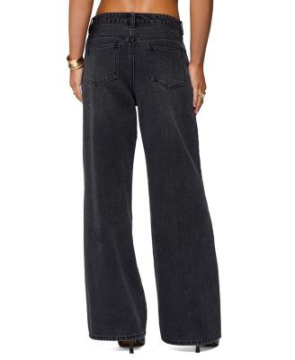 Ery Wide Leg Mid Rise Jeans