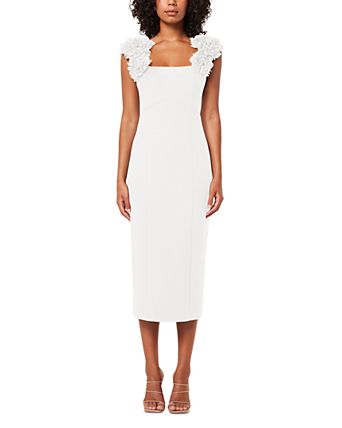 slim fit dress slacks Abbie White Maxi Formal Dress - US 12 main image 0