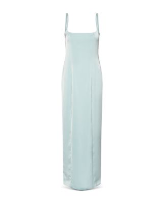 Satin Strap Maxi Dress