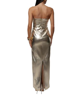 Dorado Metallic Maxi Dress