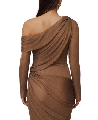  Opulent Metallic Bodysuit