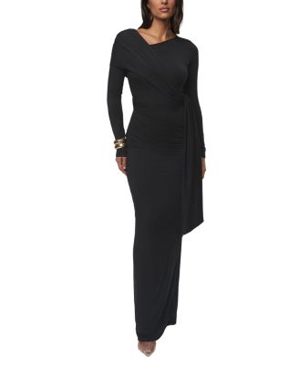  Glitz Asymmetric Maxi Dress