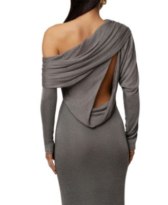  Drape and Shine Maxi Dress