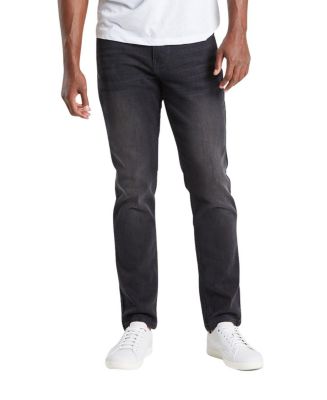Mugsy Men's Classic Fit Jeans Signature Stretch Denim Dark Grey Wash ...