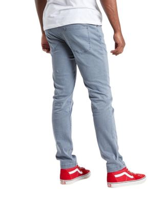 Men's Classic Fit Jeans Signature Stretch Denim Light Grey Wash