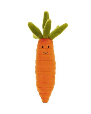 Unisex Vivacious Vegetable Carrot Plush - Ages 0+