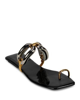 Women's Big Link Flat Sandals