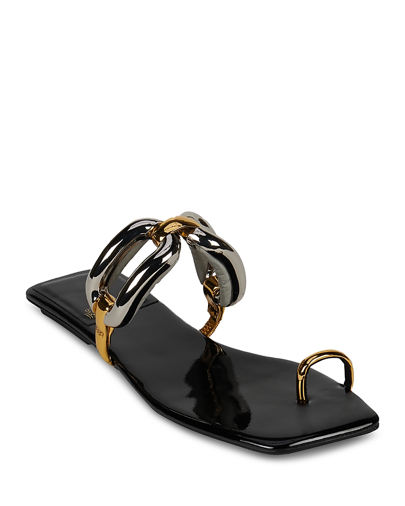 Jeffrey Campbell Women's Big Link Flat Sandals