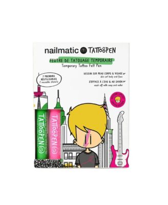 NYC Tattoo Pen Set for Kids - 5-7 Years
