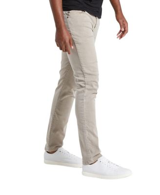 Men's Classic Fit Jeans Signature Stretch Denim Tan Wash