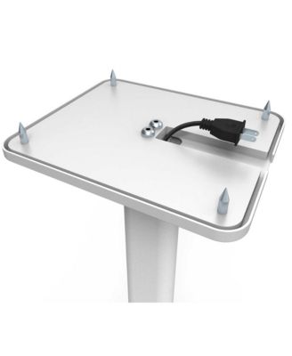 SP26PL 26" Bookshelf Speaker Stands with Rotating Top Plates and Cable Management - Pair