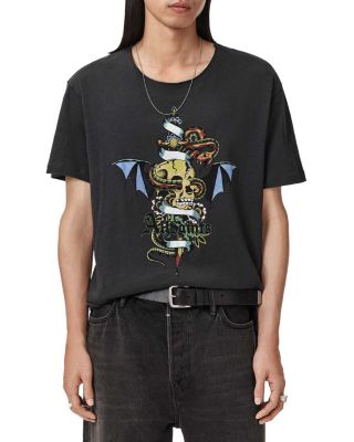 Sabre Skull Crewneck Graphic T-Shirt